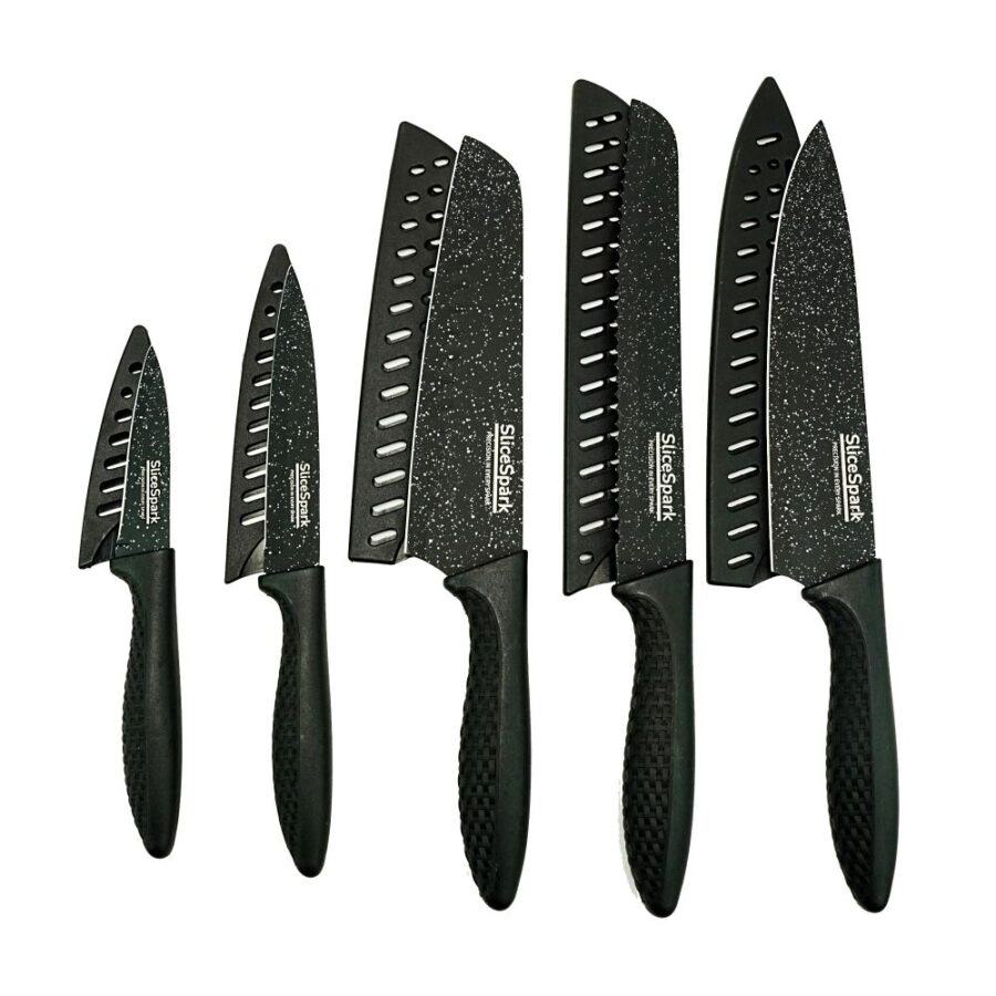 MARBEL PATTERN 5 Kitchen Knives Set  Cooking Knives